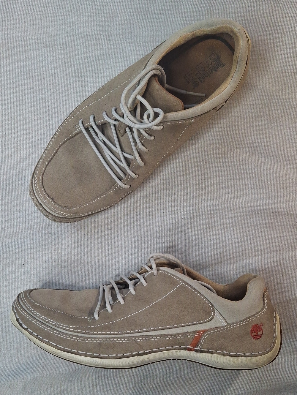 Timberland Smart Comfort Mens Shoes Size 8 M Tan Suede Oxfords Walking 67517